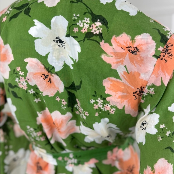 Gilligan and O'Malley Plush Multi-Colored Floral Belted SHORT Robe SZ XS. A33 - Picture 7 of 17